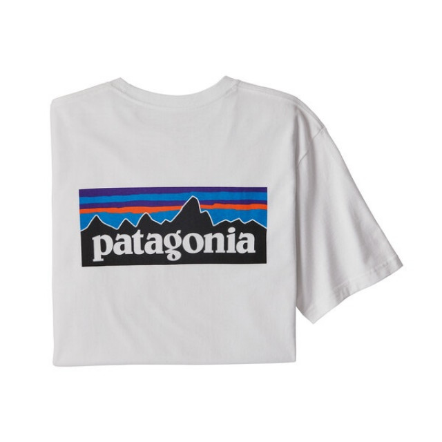 Patagonia P6 Logo Responsibility T White
