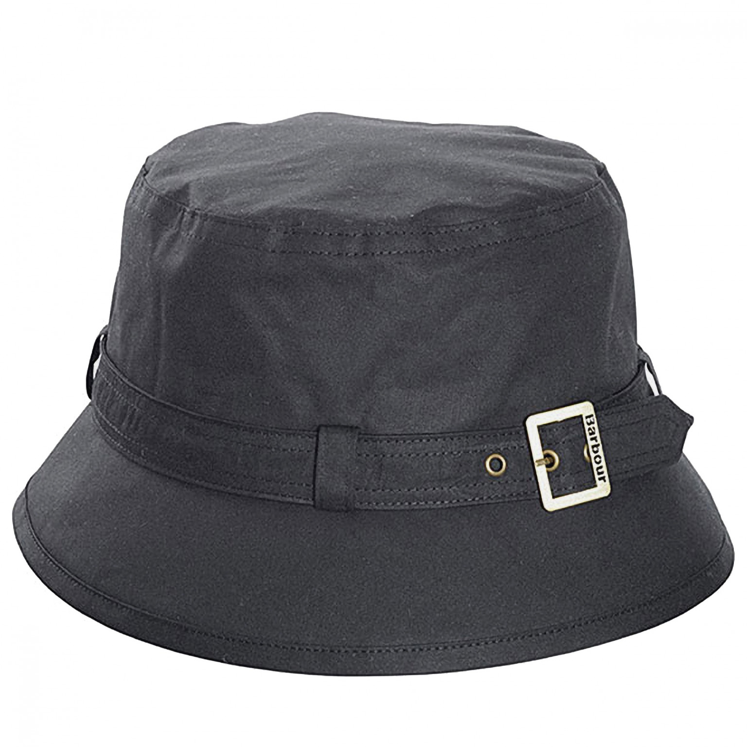 Barbour Kelso Wax Belted Hat Black